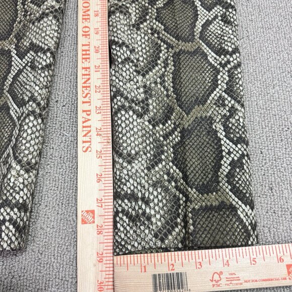 Michael Kors Pants Brown Skinny Green Snake Skin Print Women’s Size 4 - Picture 4 of 12